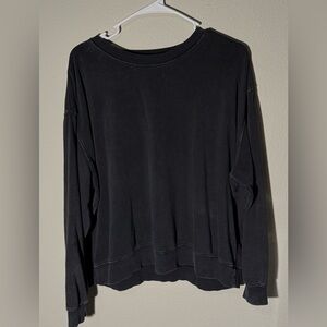 Black Long Sleeve Sweatshirt